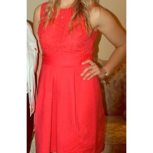 LIZ CLAIBORNE Coral Sleeveless Dress 4